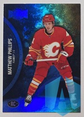 2021-22 Skybox Metal Universe Matthew Phillips Rookie Blue Spectrum #166